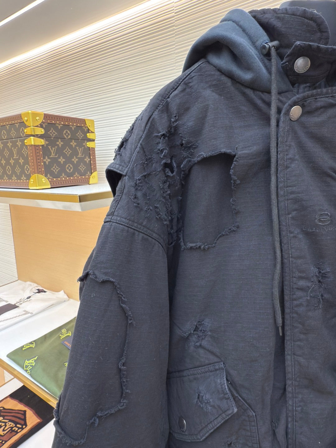 Destroyed Down Jacket