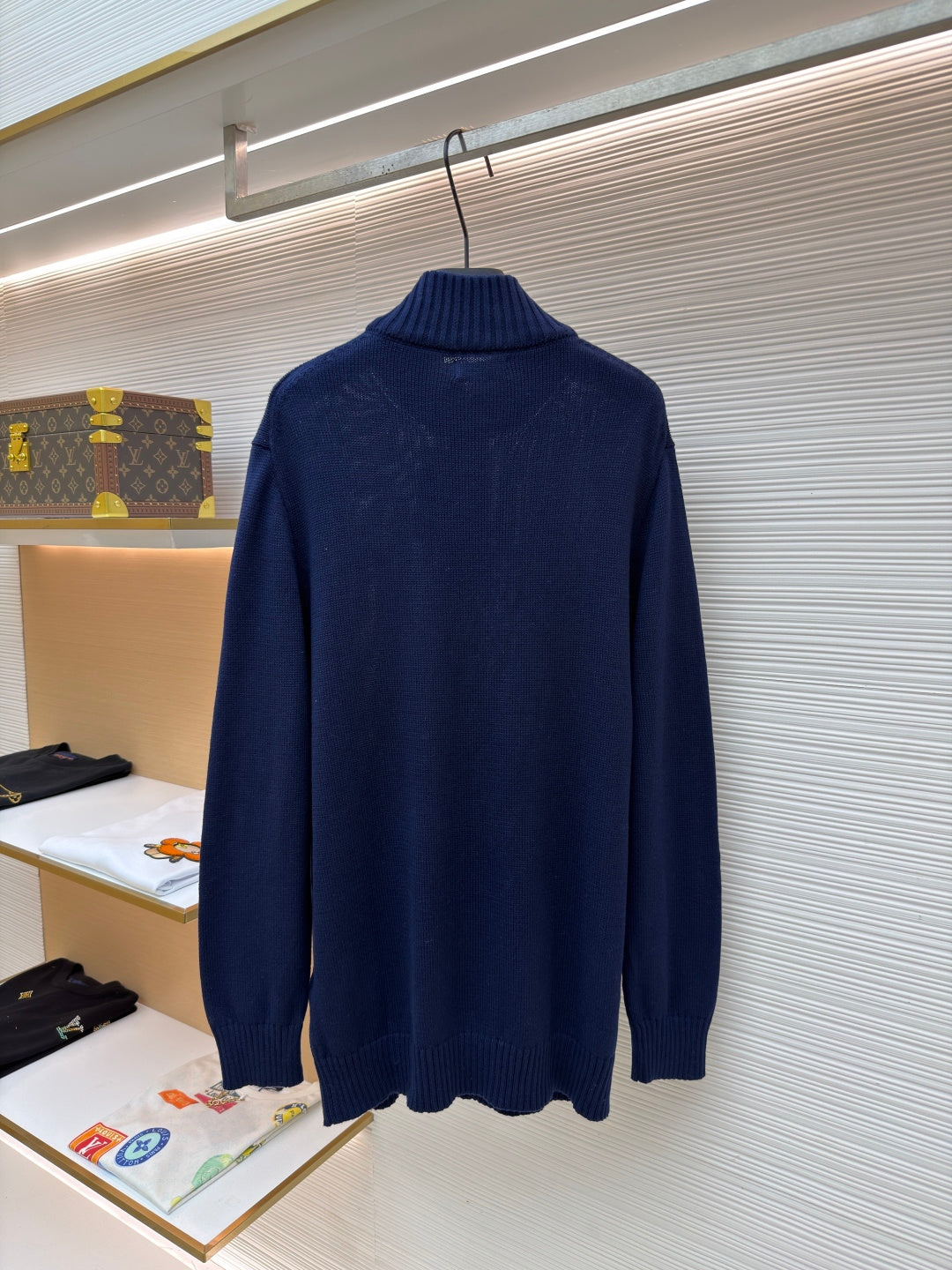 Embroidered Turtleneck Sweater