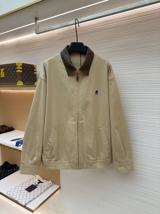 Embroidered Zip Jacket