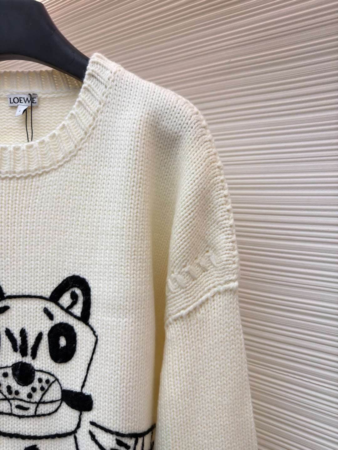 Embroidered Crewneck Sweater