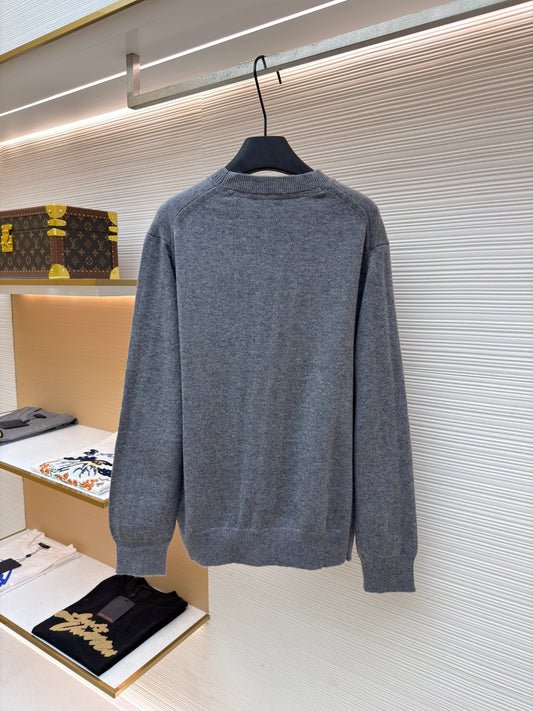 Embroidered Crewneck Sweater