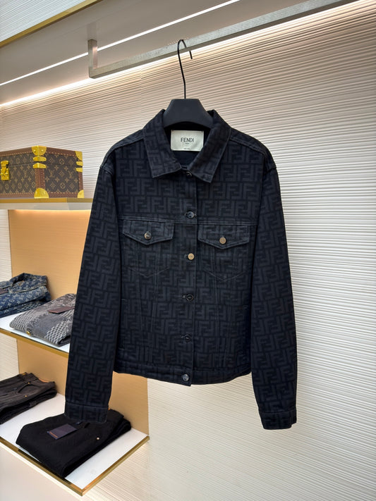 Graphic Denim Jacket