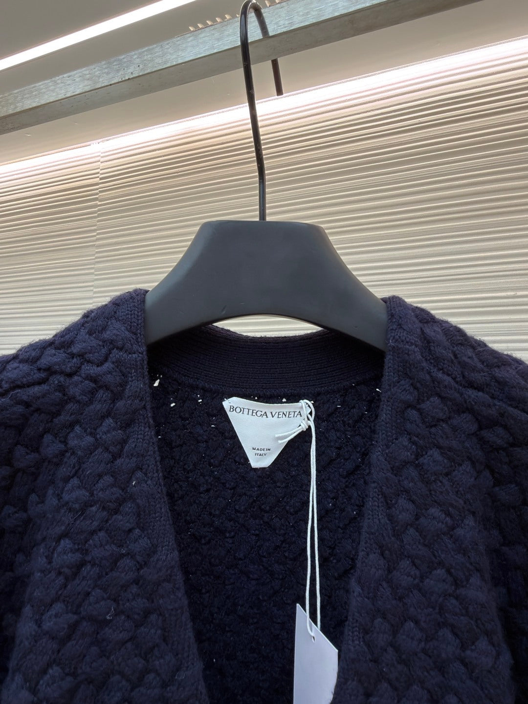Intrecciato Wool Knit Cardigan