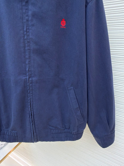 Embroidered Zip Jacket