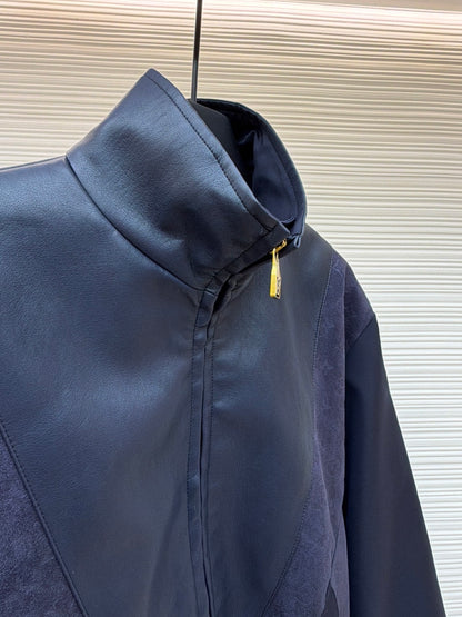 Monogram Leather Jacket