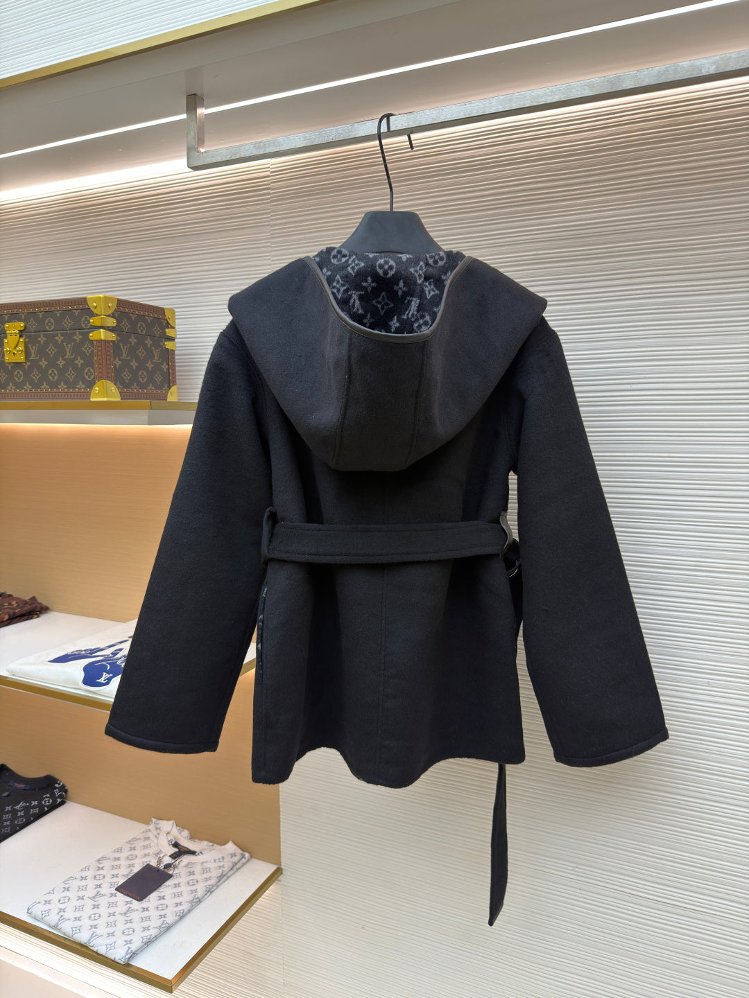 Wool Hooded Coat