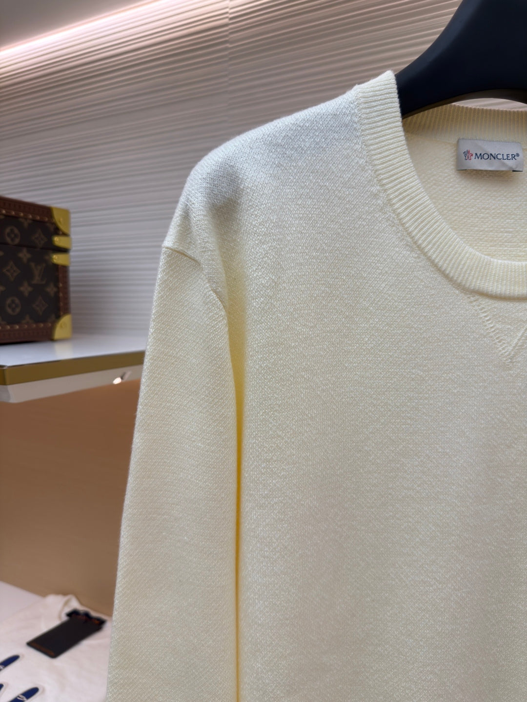 Logo Patch Crewneck Sweater