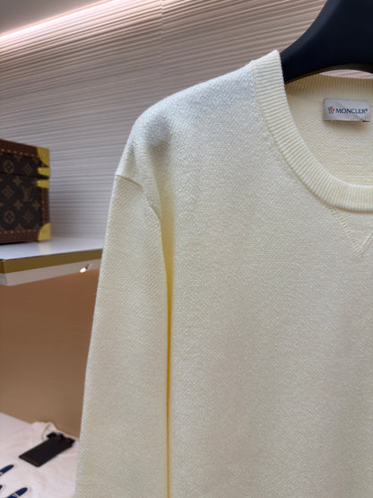Logo Patch Crewneck Sweater