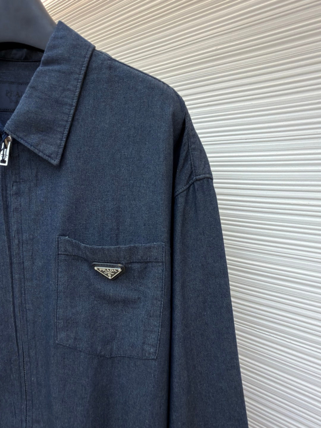 Triangle Logo Denim Jacket