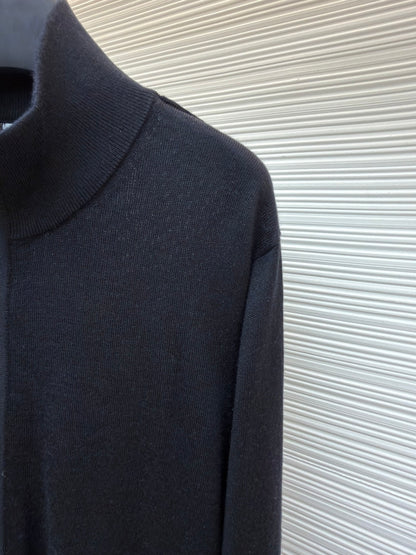 Bow Motif Wool Jacket