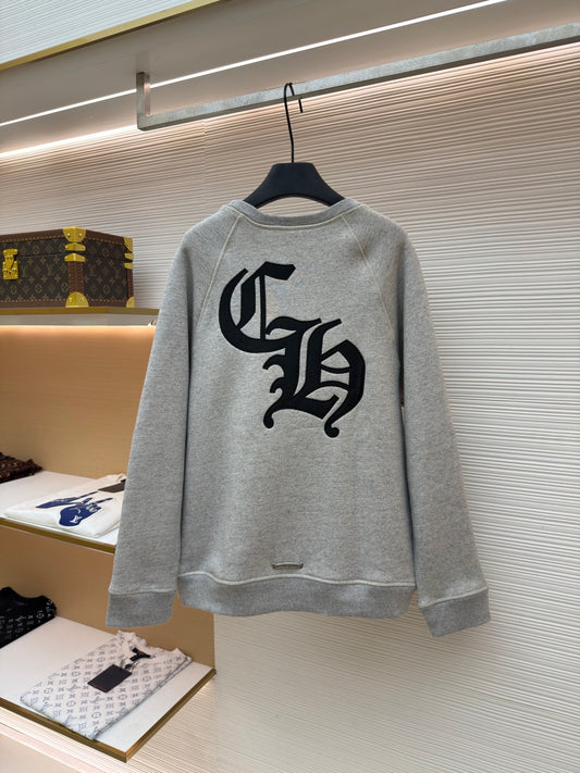 Embroidered Crewneck Sweatshirt