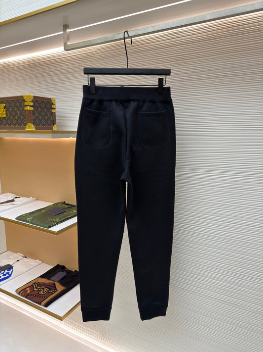 Oblique Cashmere Trousers