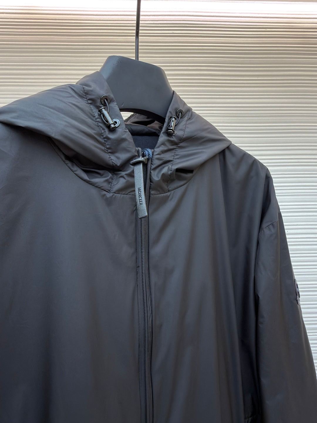 Logo Patch Hooded Jacket