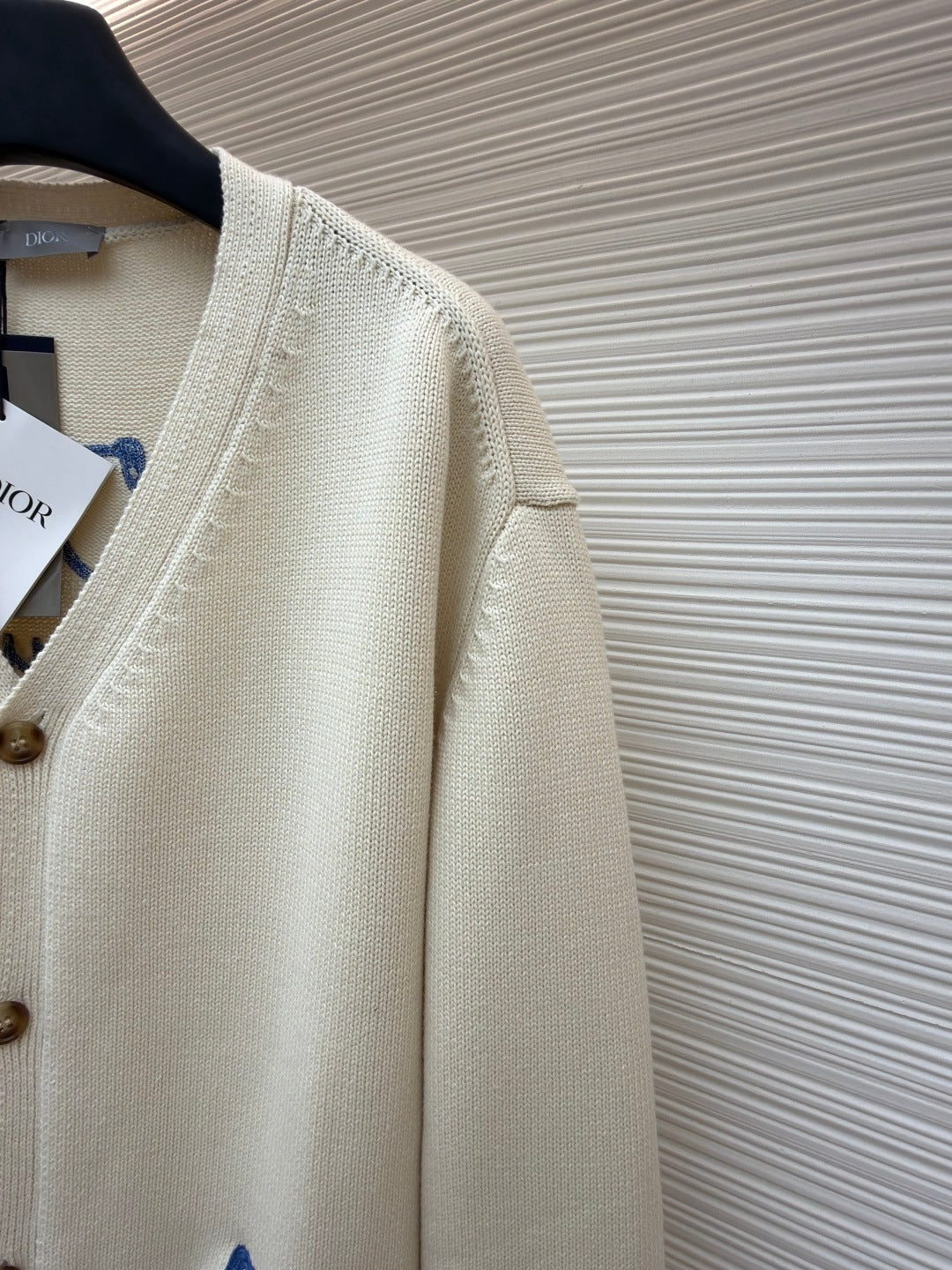Embroidered Knit Cardigan