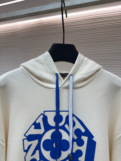 Flower Motif Hoodie