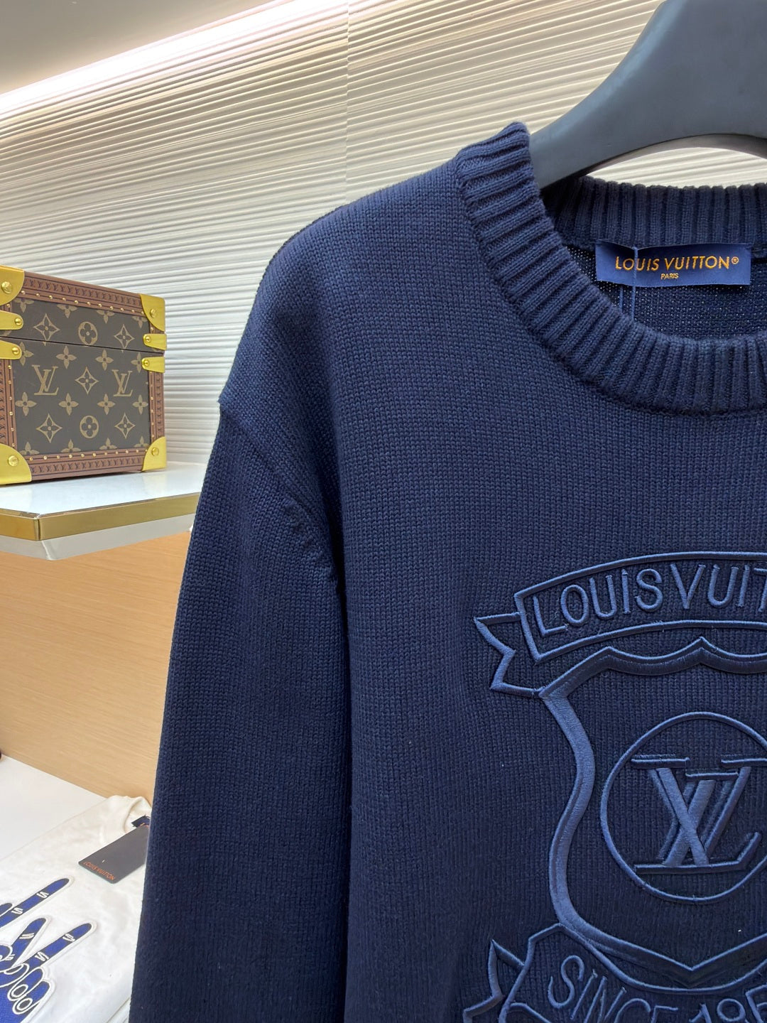 LV Logo Crewneck Sweater