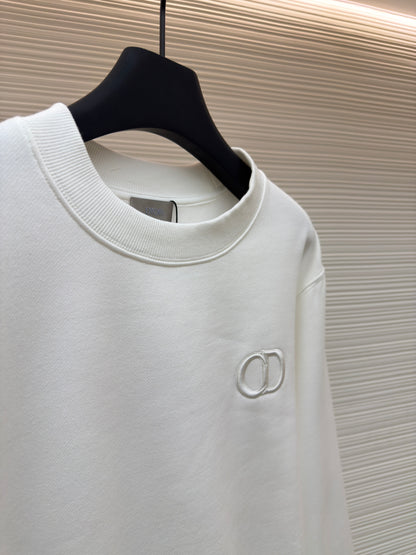 Embroidered Crewneck Sweatshirt