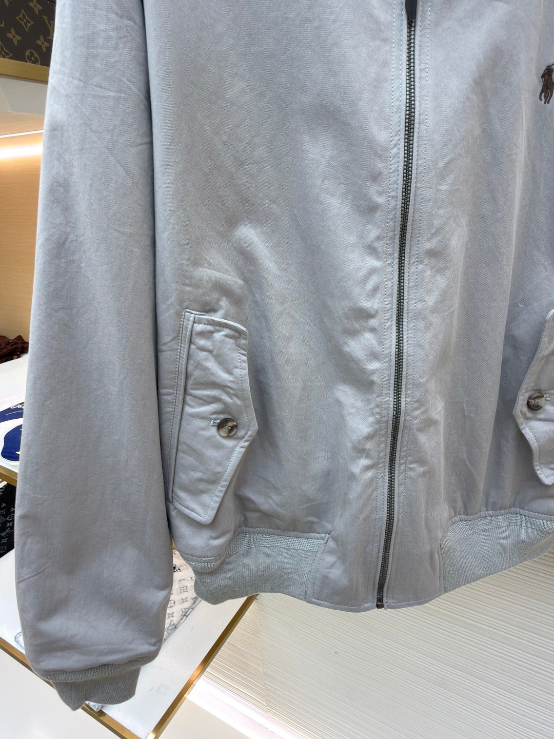 Embroidered Zip Jacket
