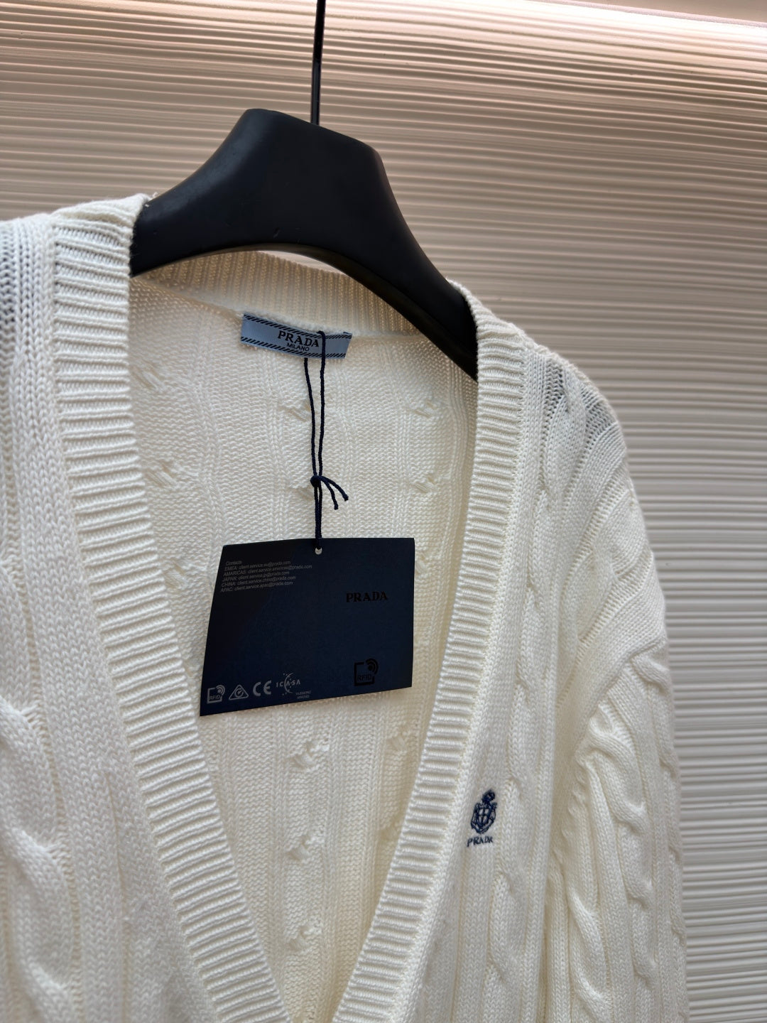 Embroidered Knit Cardigan