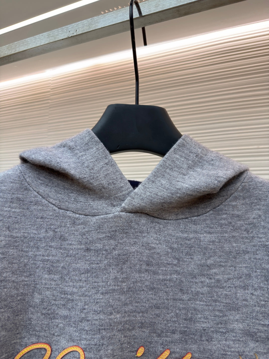 LV Logo Cashmere Hoodie