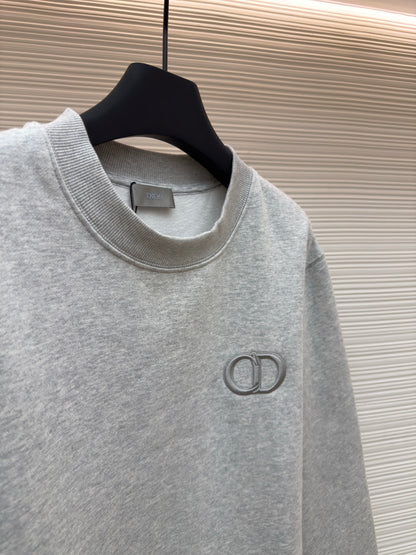 Embroidered Crewneck Sweatshirt