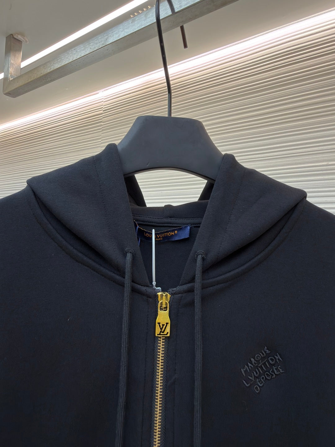 Embroidered Zip-Up Hoodie