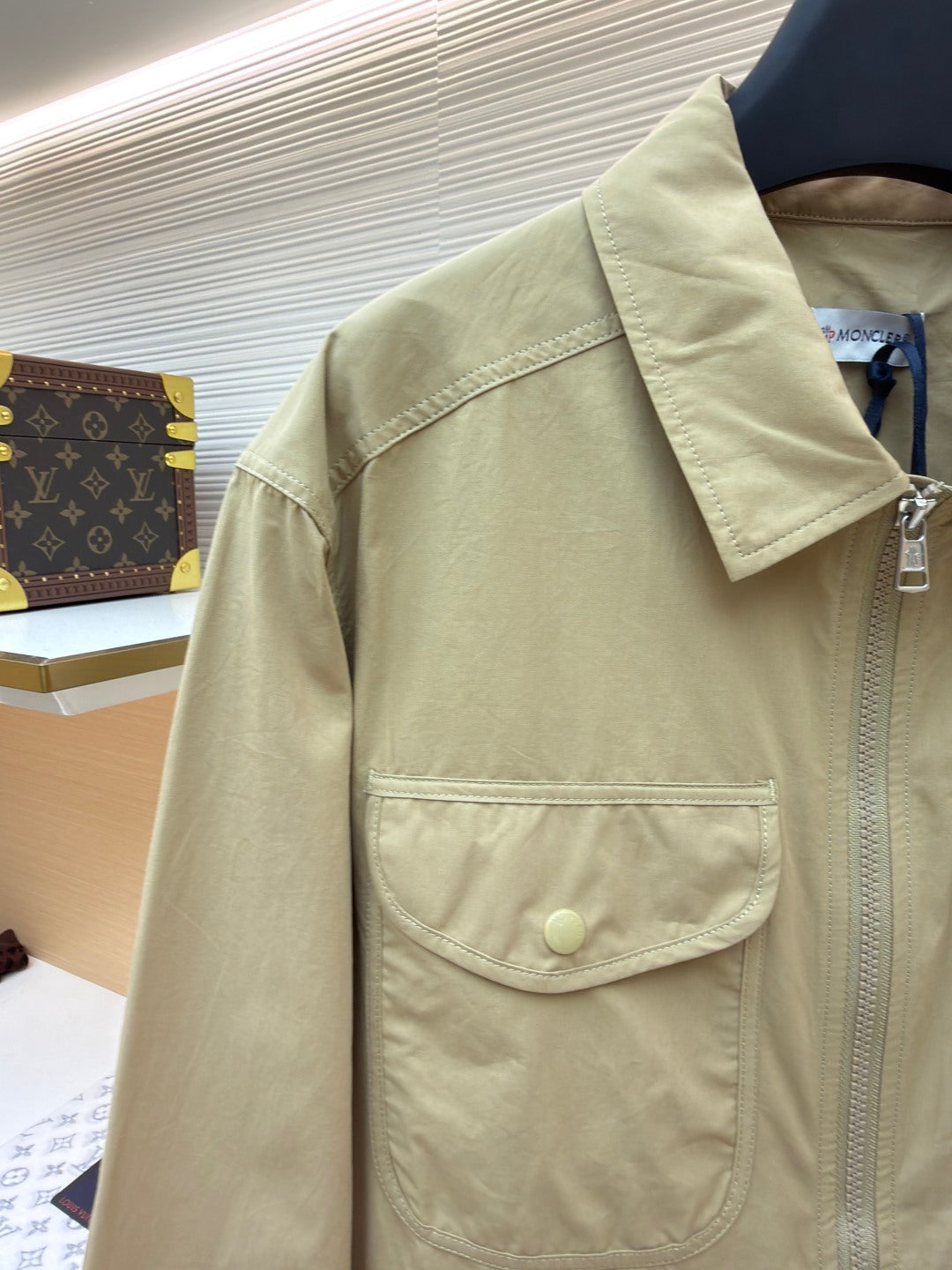 Logo Patch Zip Jacket