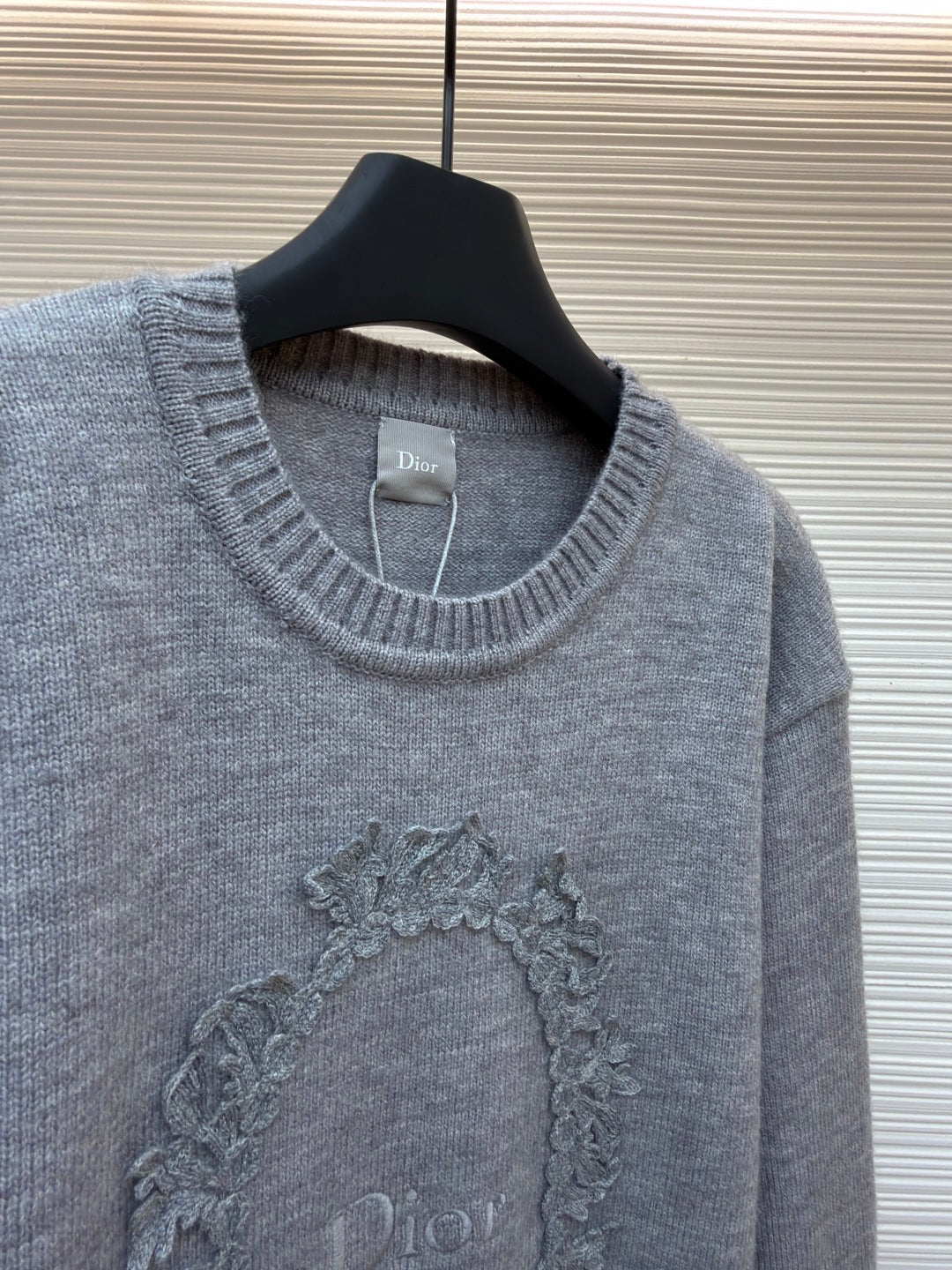 Embroidered Crewneck Sweater