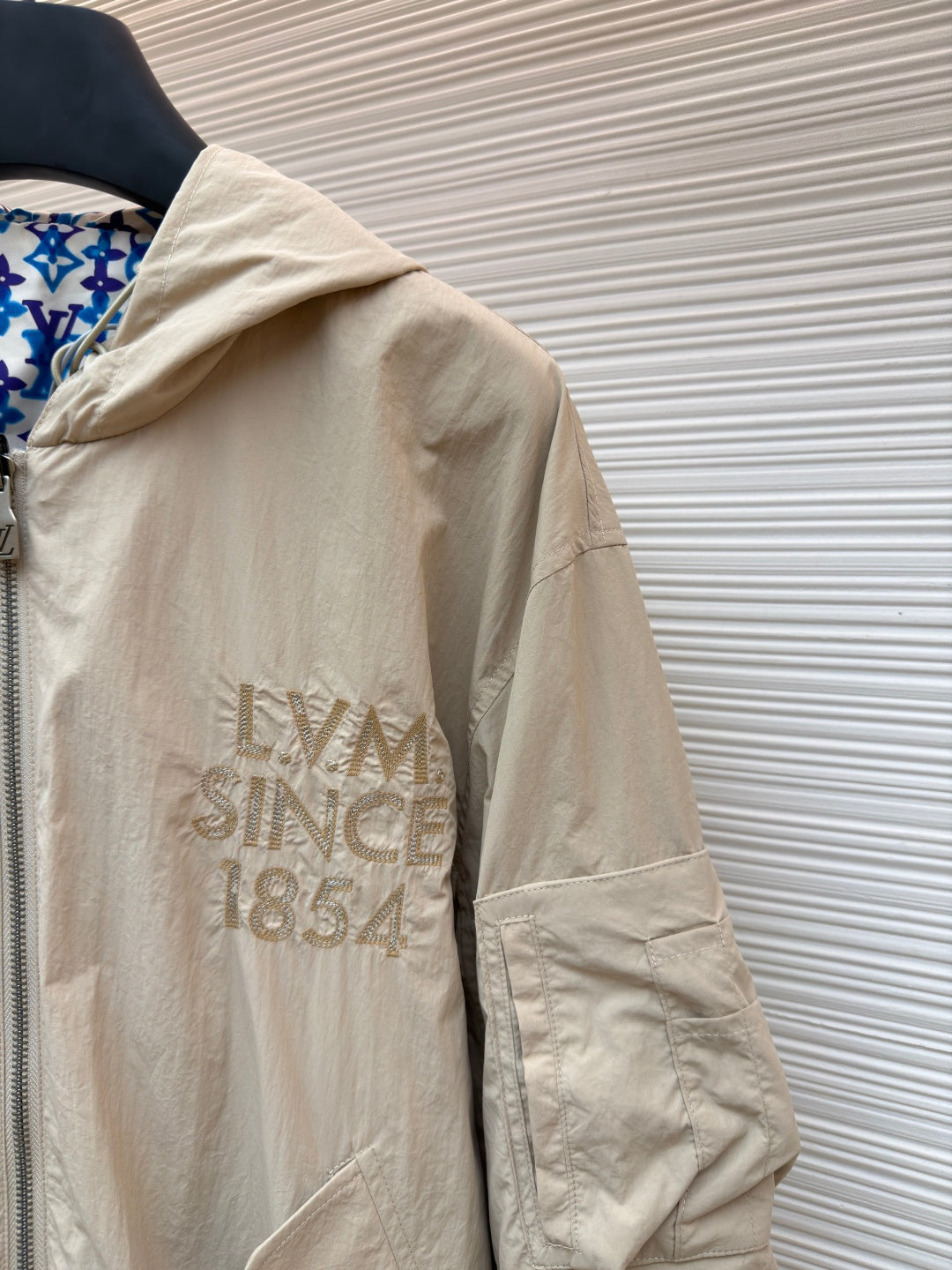LV Logo Windbreaker Jacket