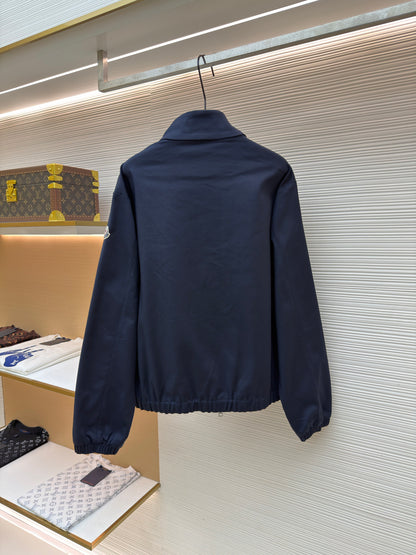 Logo Patch Zip Jacket