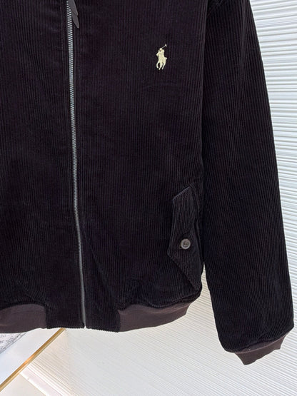 Embroidered Corduroy Jacket