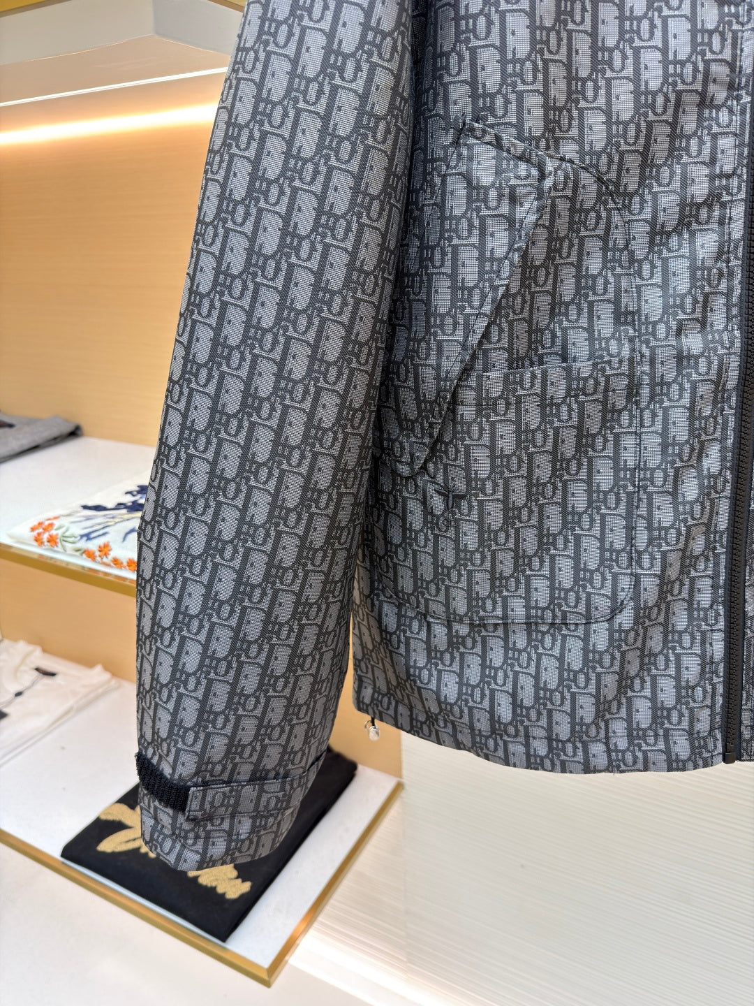 Oblique Hooded Jacket