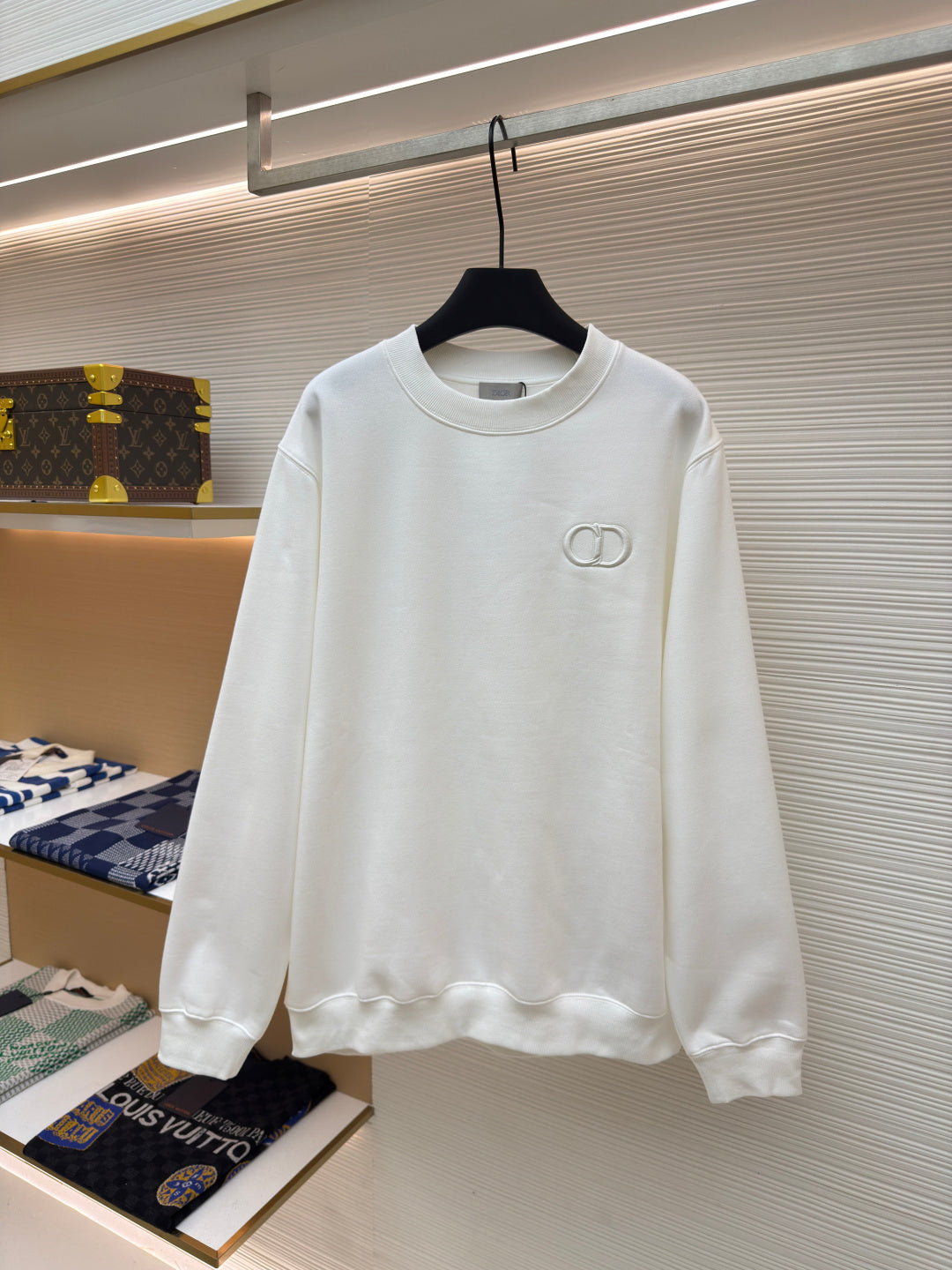 Embroidered Crewneck Sweatshirt