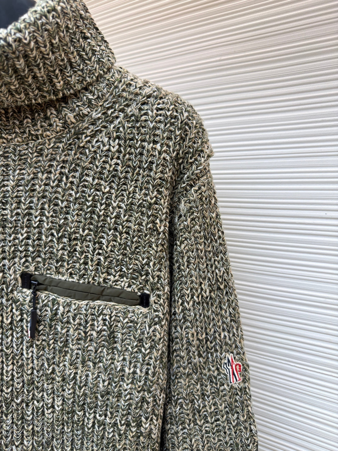 Logo Patch Turtleneck Sweater