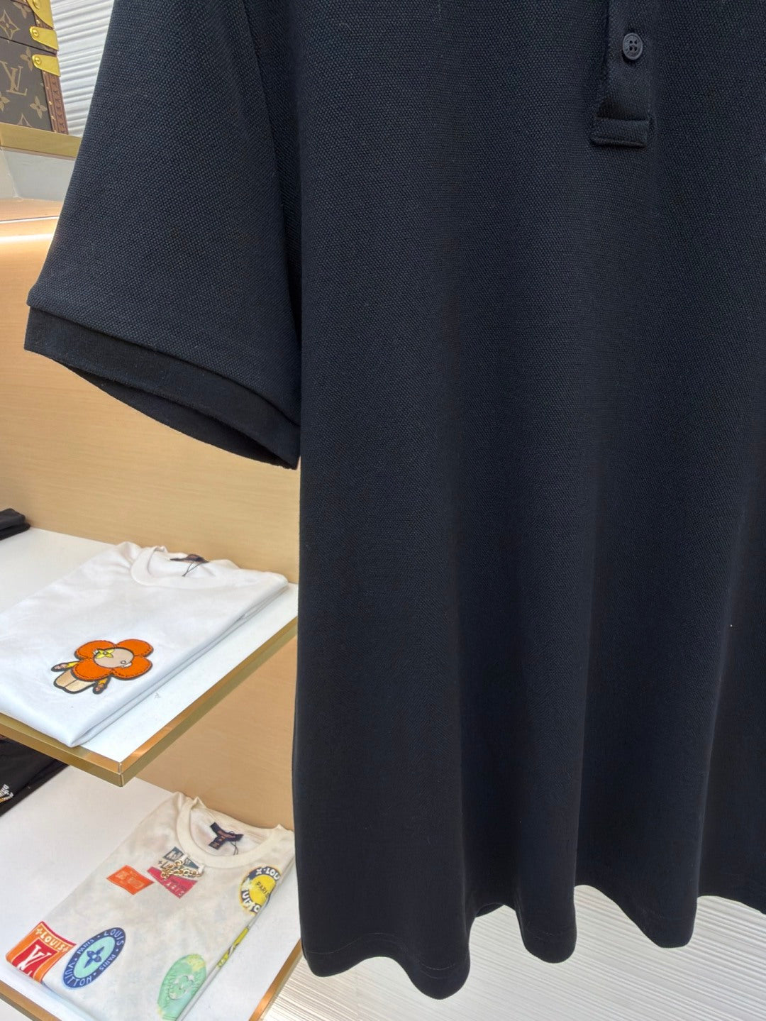 Logo Patch Polo Shirt