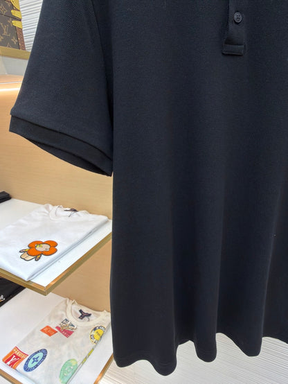 Logo Patch Polo Shirt