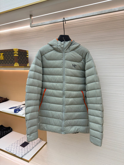 Embroidered Down Jacket