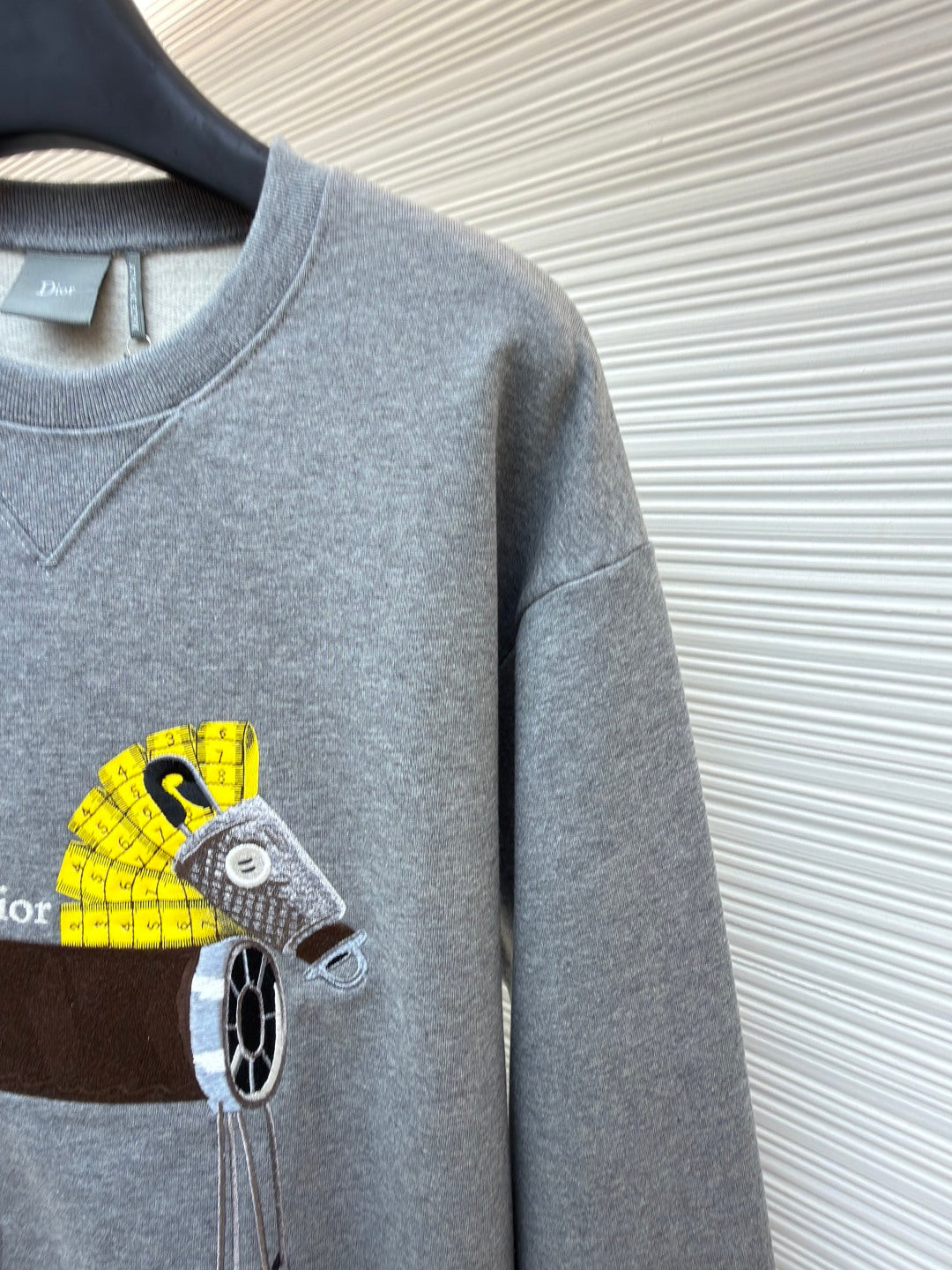 Embroidered Crewneck Sweatshirt