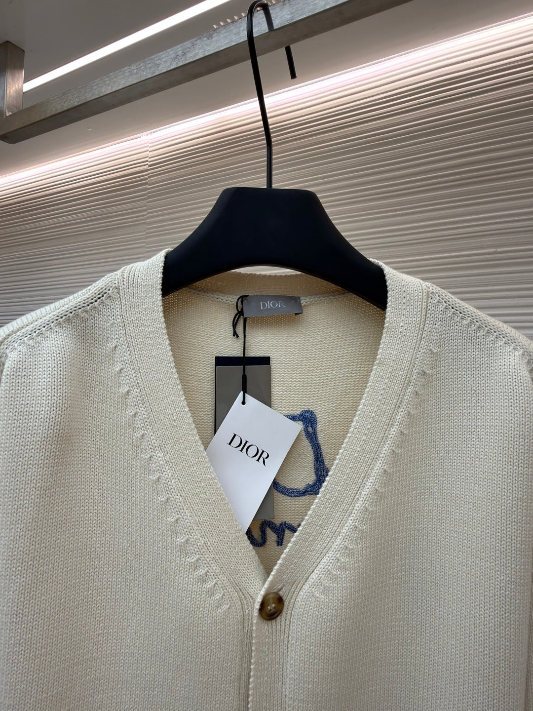 Embroidered Knit Cardigan