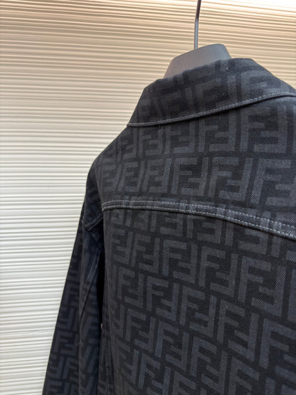 Graphic Denim Jacket