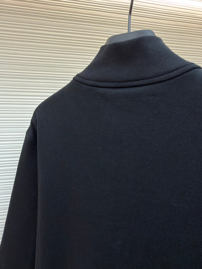 Cross Patch Half-Zip Sweatshirt