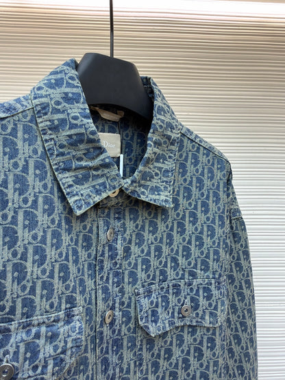 Oblique Denim Jacket