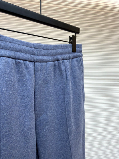 Oblique Cashmere Trousers
