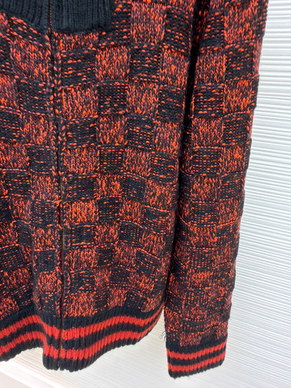 Damier Crewneck Sweater