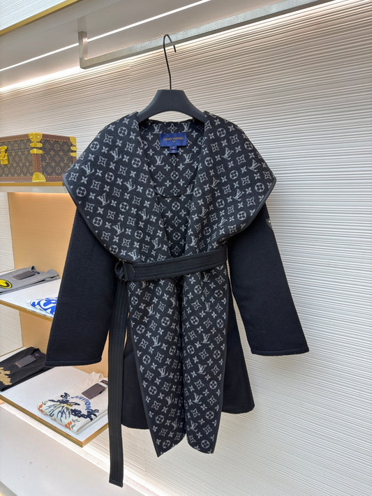 Wool Hooded Coat