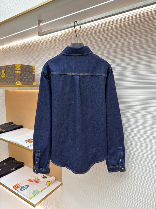 LV Logo Denim Jacket