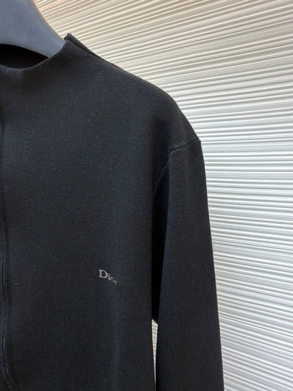 CD Logo Wool Knit Cardigan