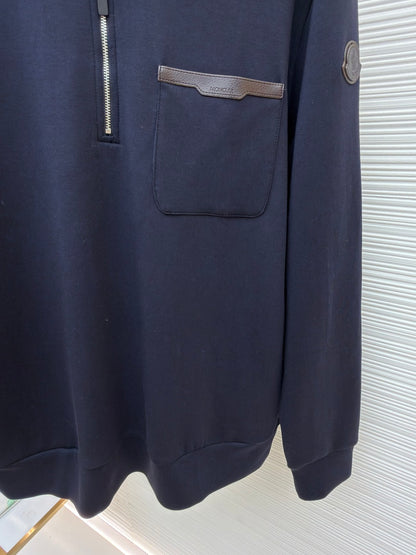 Logo Patch Zip-Up Hoodie
