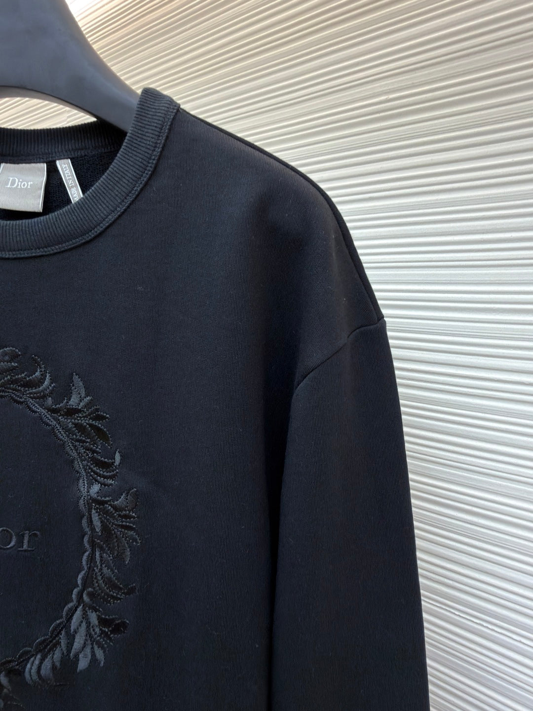Embroidered Crewneck Sweatshirt