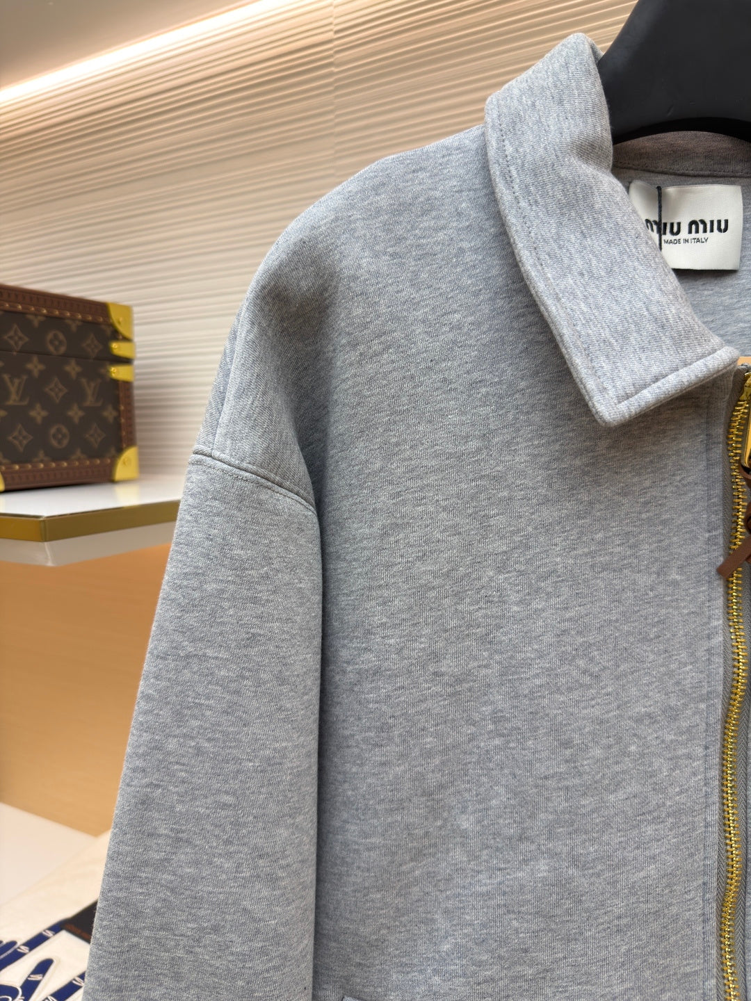 Embroidered Zip Jacket